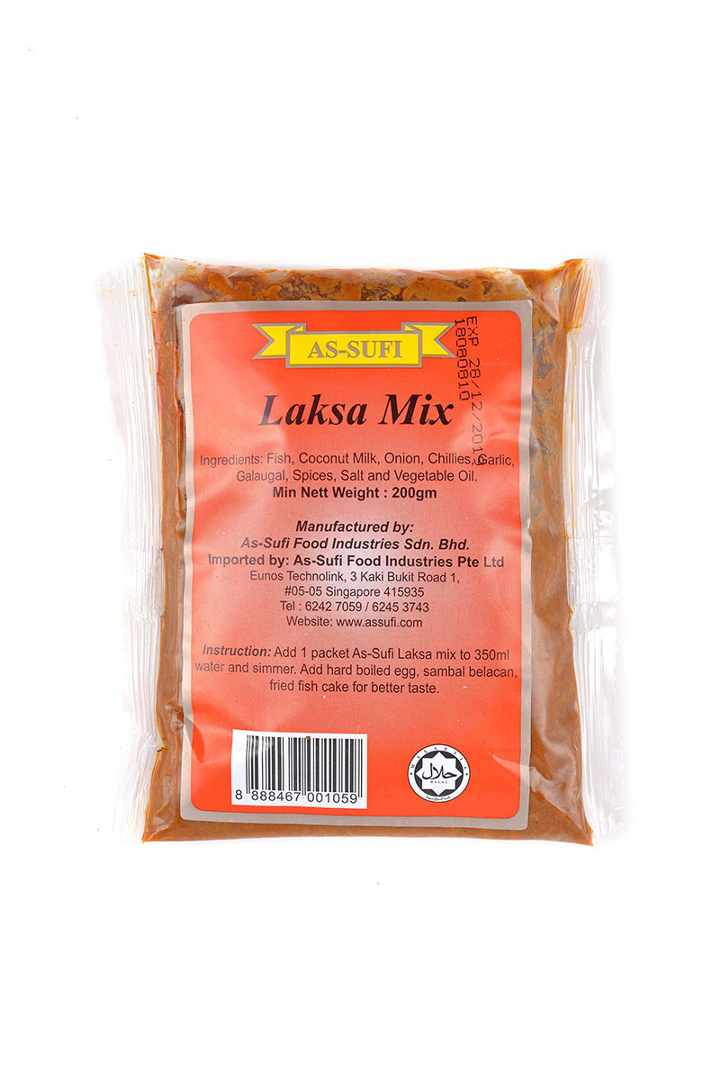 Laksa Mix – AS-SUFI FOOD INDUSTRIES PTE. LTD.